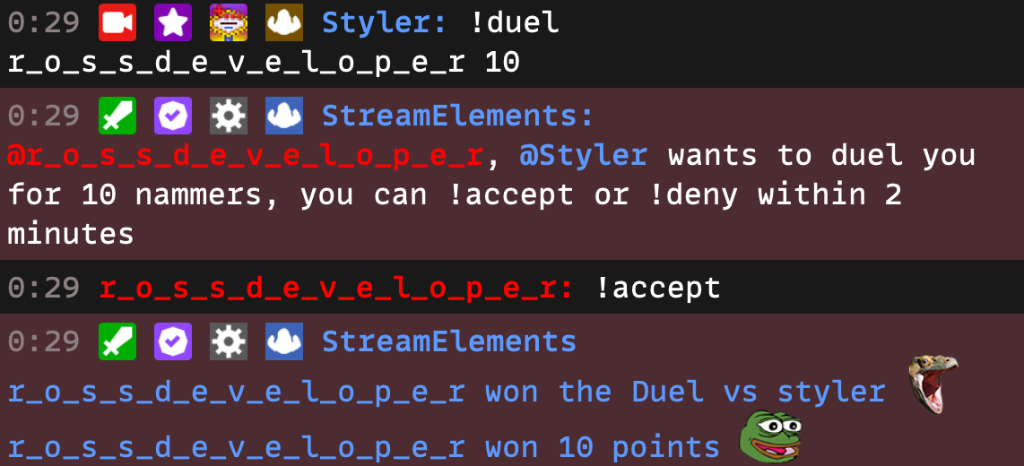 Duel Example